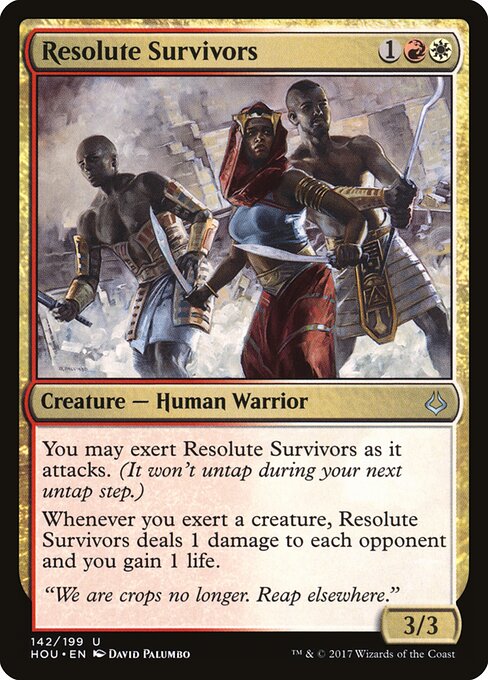 Hour of Devastation - 142 - Resolute Survivors - Uncommon