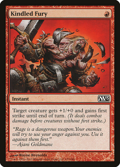 Magic 2013 - 137 - Kindled Fury - Common