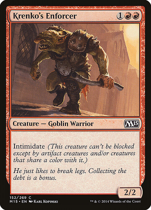 Magic 2015 - 152 - Krenko's Enforcer - Common