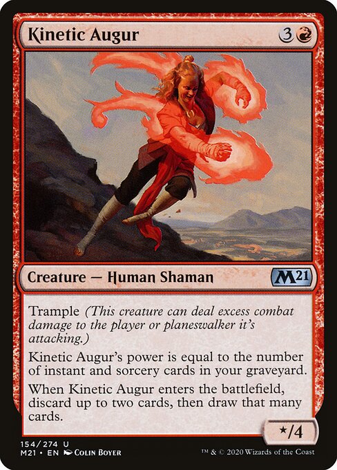 Core Set 2021 - 154 - Kinetic Augur - Uncommon