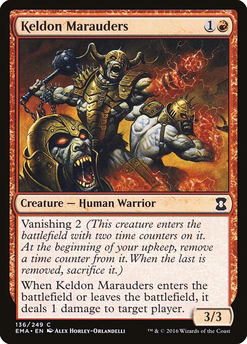 Eternal Masters - 136 - Keldon Marauders - Common