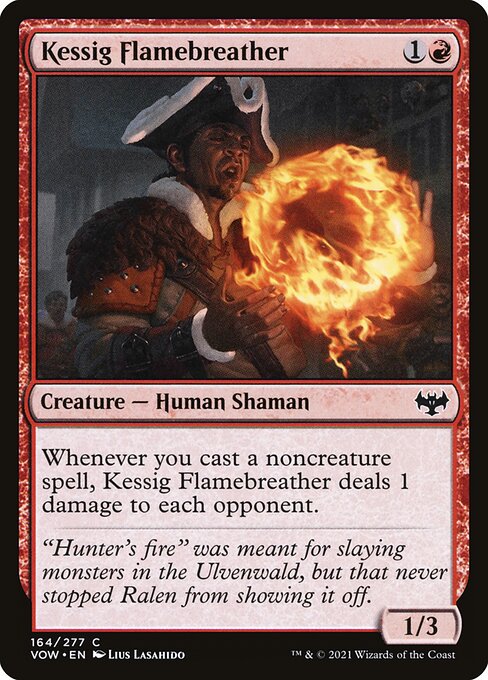 Innistrad: Crimson Vow - 164 - Kessig Flamebreather - Common