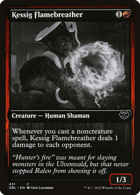 Innistrad: Double Feature - 431 - Kessig Flamebreather - Common