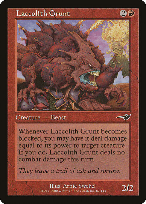Nemesis - 87 - Laccolith Grunt - Common