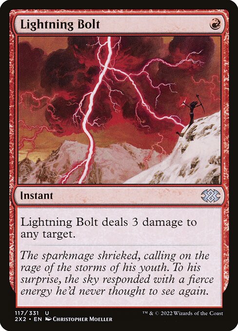 Double Masters 2022 - 117 - Lightning Bolt - Uncommon