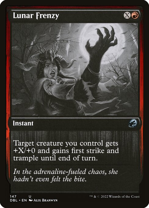 Innistrad: Double Feature - 147 - Lunar Frenzy - Uncommon