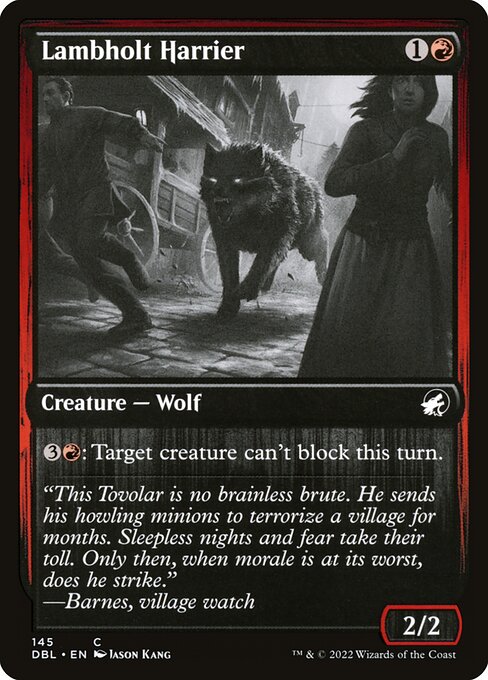 Innistrad: Double Feature - 145 - Lambholt Harrier - Common
