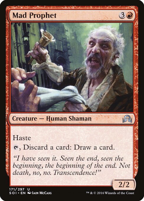 Shadows over Innistrad - 171 - Mad Prophet - Uncommon