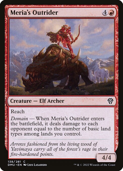 Dominaria United - 138 - Meria's Outrider - Common