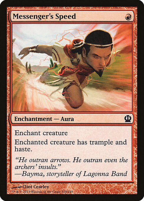 Theros - 129 - Messenger's Speed - Common