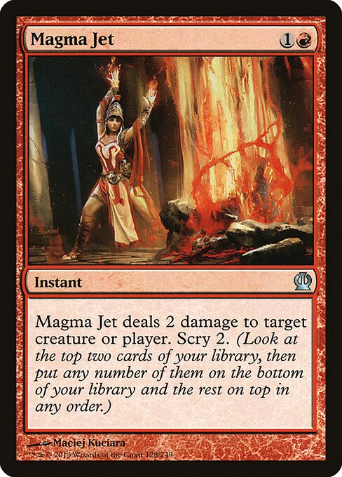 Theros - 128 - Magma Jet - Uncommon