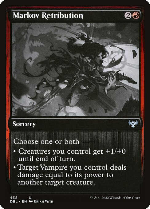 Innistrad: Double Feature - 438 - Markov Retribution - Uncommon