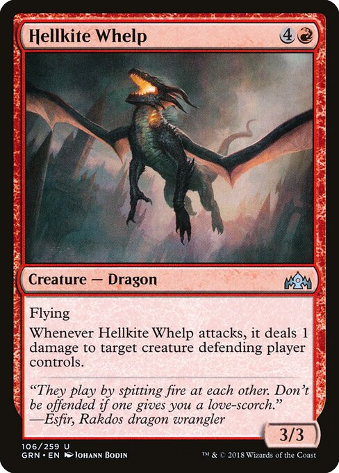 Guilds of Ravnica - 106 - Hellkite Whelp - Uncommon