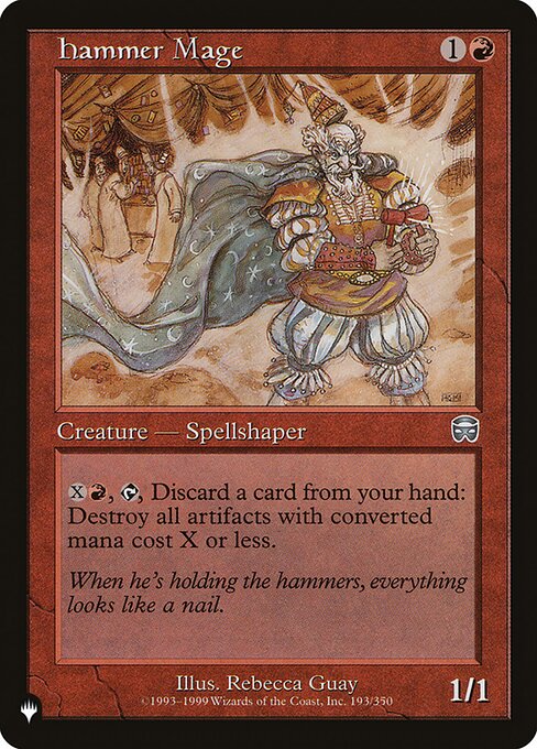 The List - MMQ-193 - Hammer Mage - Uncommon