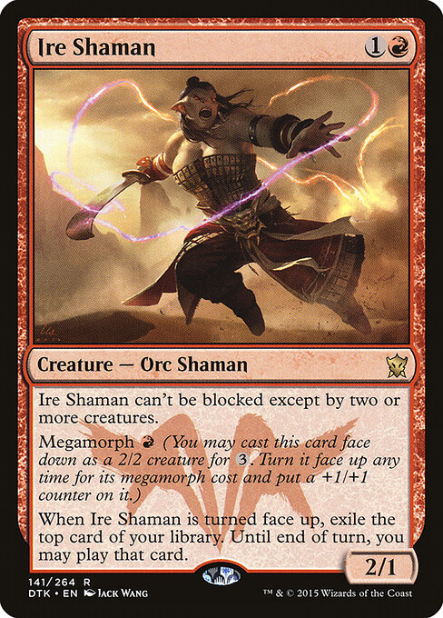 Dragons of Tarkir - 141 - Ire Shaman - Rare