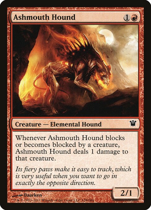 Innistrad - 128 - Ashmouth Hound - Common