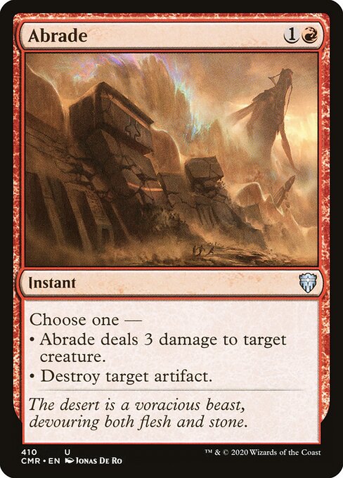 Commander Legends - 410 - Abrade - Uncommon