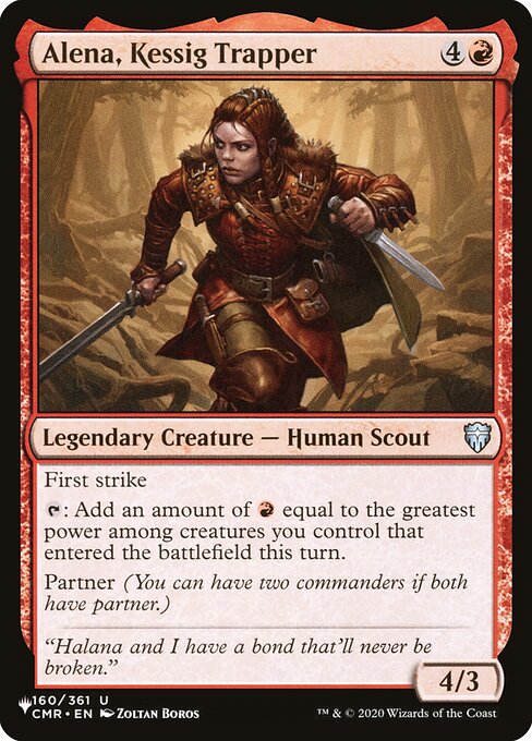 The List - CMR-160 - Alena, Kessig Trapper - Uncommon