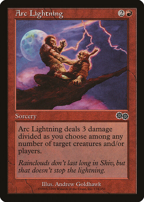 Urza's Saga - 174 - Arc Lightning - Common