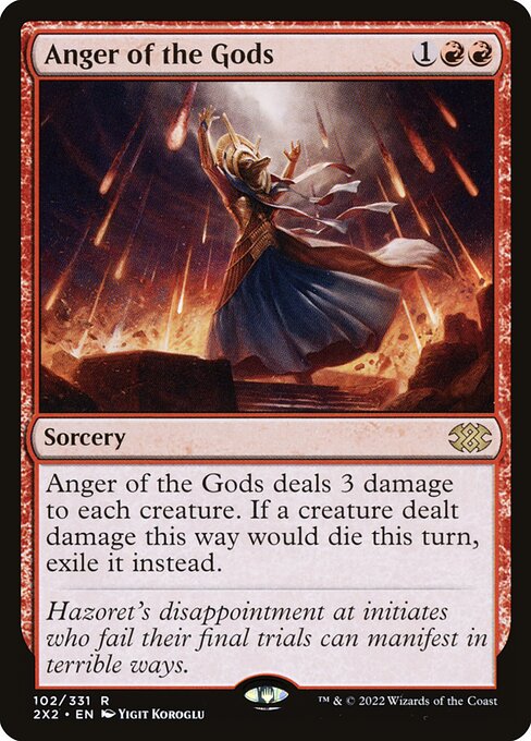 Double Masters 2022 - 102 - Anger of the Gods - Rare