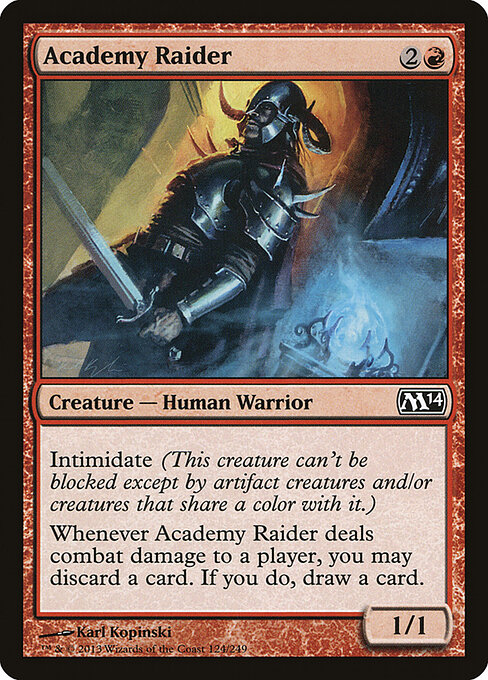 Magic 2014 - 124 - Academy Raider - Common