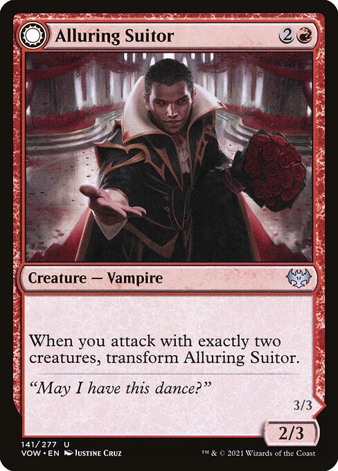 Innistrad: Crimson Vow - 141 - Alluring Suitor // Deadly Dancer - Uncommon