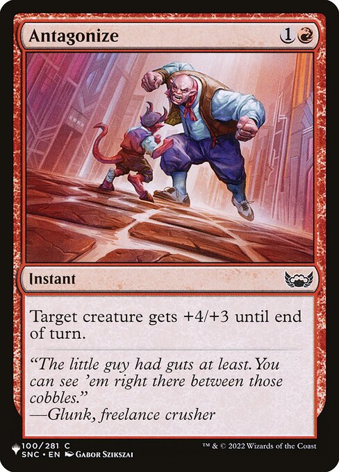 The List - SNC-100 - Antagonize - Common