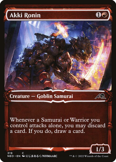 Kamigawa: Neon Dynasty - 319 - Akki Ronin - Common