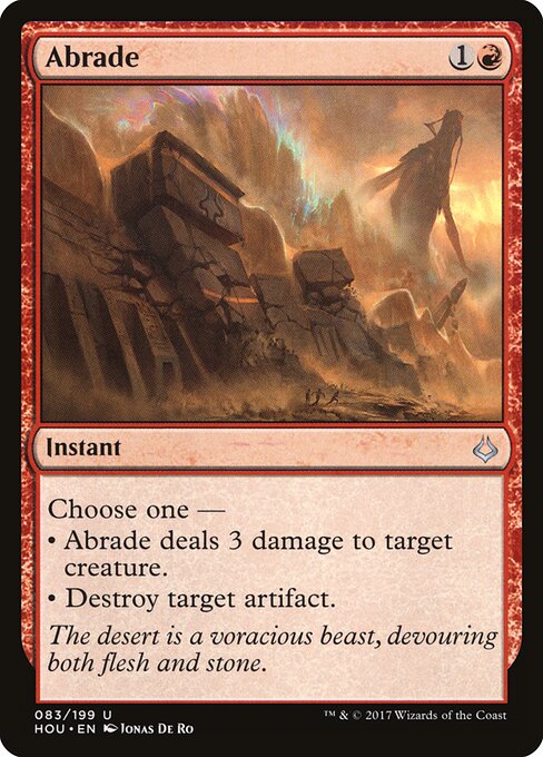 Hour of Devastation - 83 - Abrade - Uncommon
