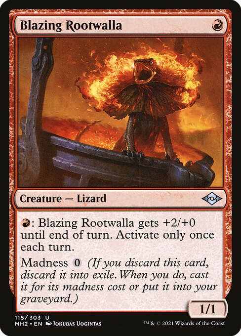 Modern Horizons 2 - 115 - Blazing Rootwalla - Uncommon