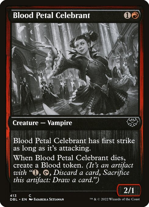 Innistrad: Double Feature - 413 - Blood Petal Celebrant - Common
