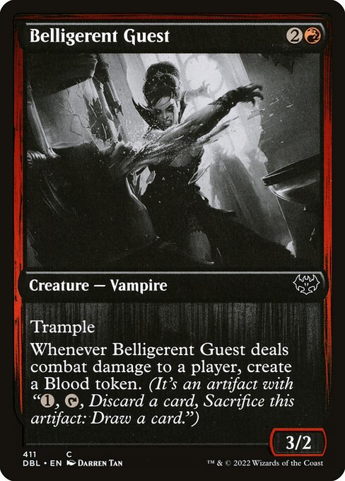 Innistrad: Double Feature - 411 - Belligerent Guest - Common