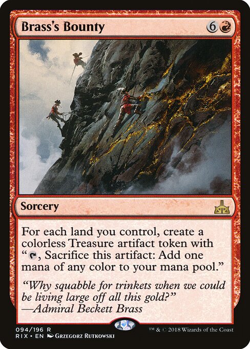 Rivals of Ixalan - 94 - Brass's Bounty - Rare