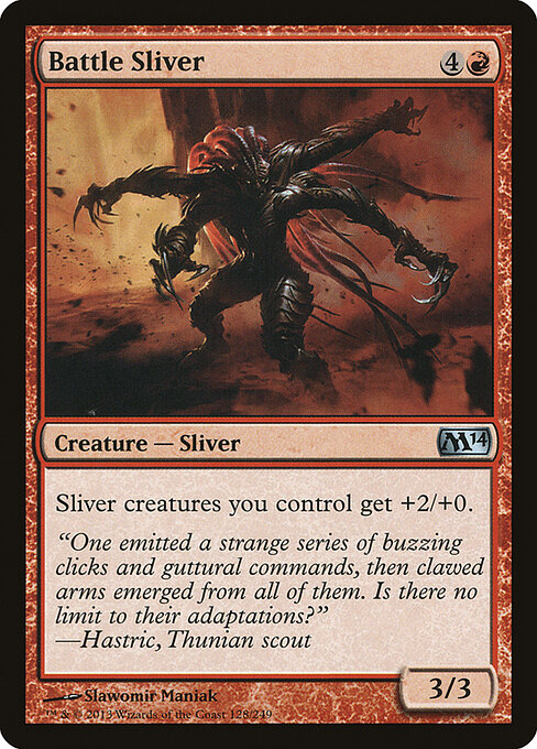 Magic 2014 - 128 - Battle Sliver - Uncommon