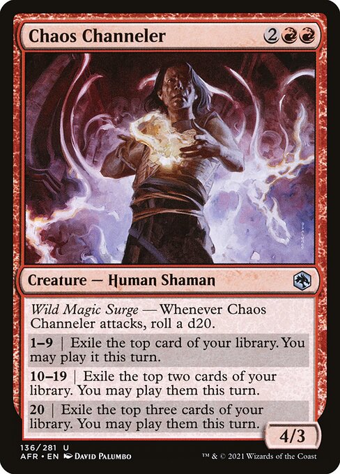 Adventures in the Forgotten Realms - 136 - Chaos Channeler - Uncommon