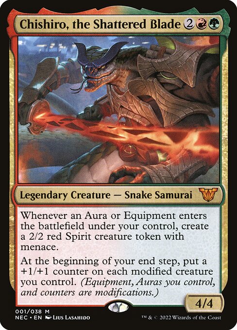 Neon Dynasty Commander - 1 - Chishiro, the Shattered Blade - Mythic