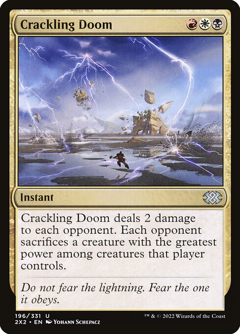 Double Masters 2022 - 196 - Crackling Doom - Uncommon