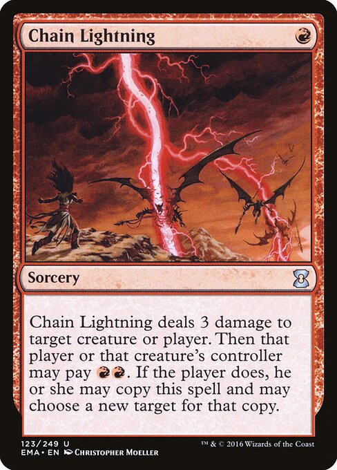 Eternal Masters - 123 - Chain Lightning - Uncommon