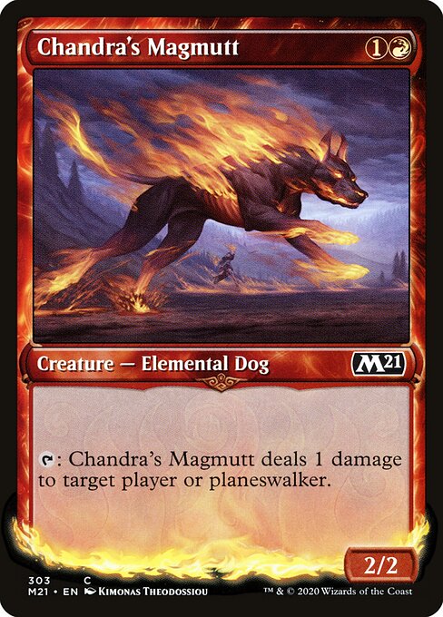 Core Set 2021 - 303 - Chandra's Magmutt - Common
