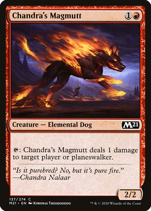 Core Set 2021 - 137 - Chandra's Magmutt - Common