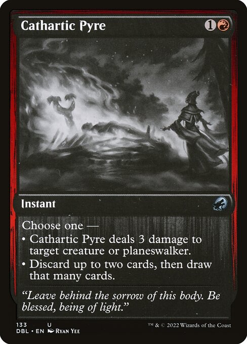 Innistrad: Double Feature - 133 - Cathartic Pyre - Uncommon