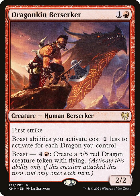 Kaldheim - 131 - Dragonkin Berserker - Rare