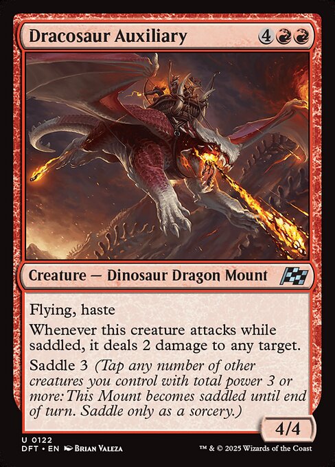 Aetherdrift - 122 - Dracosaur Auxiliary - Uncommon