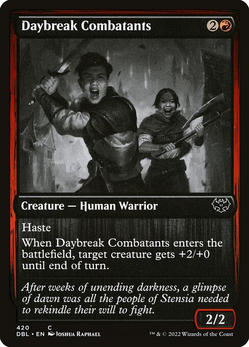 Innistrad: Double Feature - 420 - Daybreak Combatants - Common