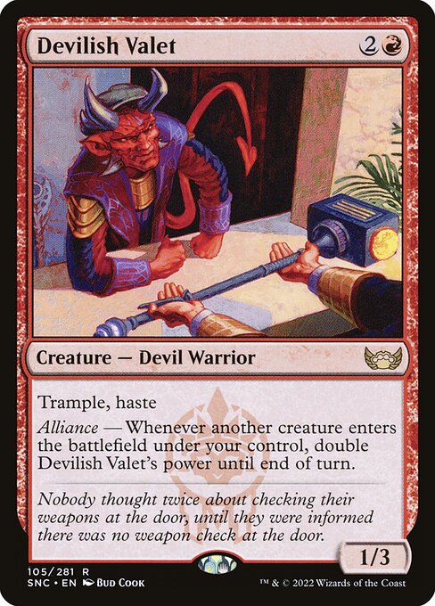 Streets of New Capenna - 105 - Devilish Valet - Rare