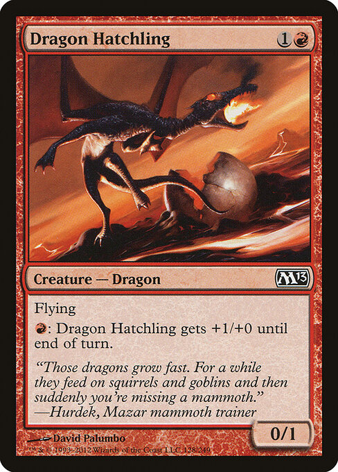 Magic 2013 - 128 - Dragon Hatchling - Common
