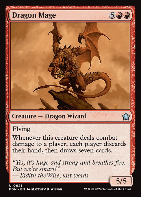 Foundations - 621 - Dragon Mage - Uncommon