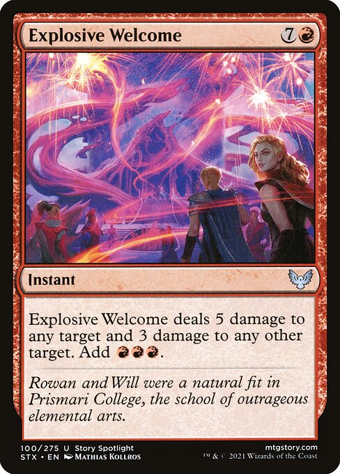 Strixhaven: School of Mages - 100 - Explosive Welcome - Uncommon