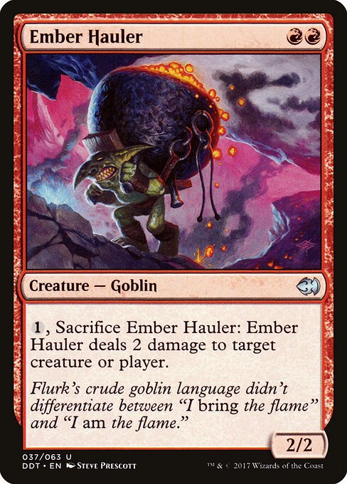 Duel Decks: Merfolk vs. Goblins - 37 - Ember Hauler - Uncommon