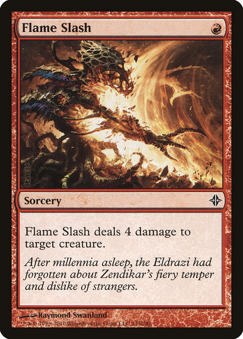 Rise of the Eldrazi - 145 - Flame Slash - Common